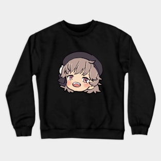 happy chibi hatoba tsugu Crewneck Sweatshirt